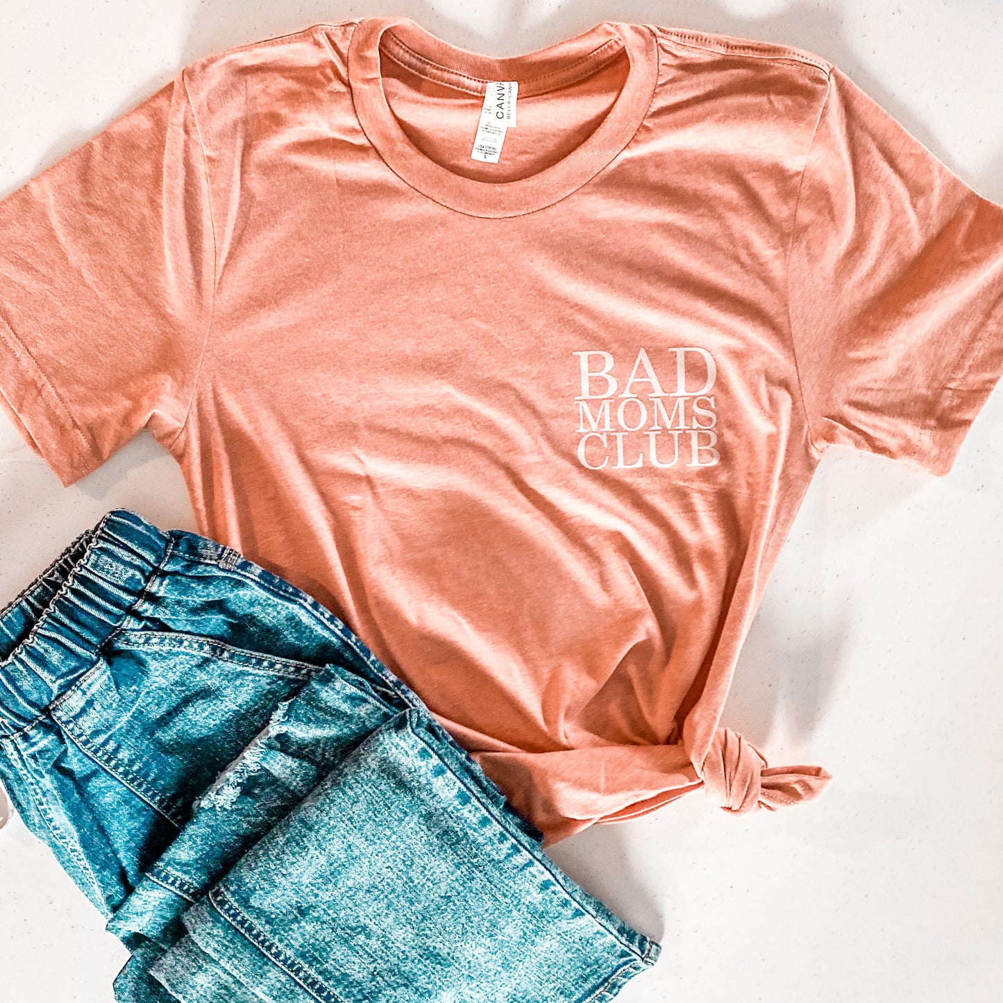 Bad Moms Club Hot Pink Tee