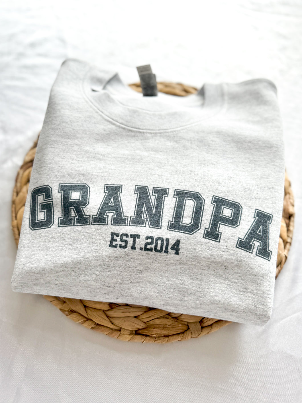 PERSONALIZED VARSITY GRANDPA CREW