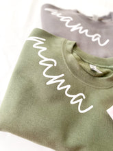 Load image into Gallery viewer, Personalized Mama Neck Design Crew