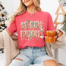 Load image into Gallery viewer, MERRY &amp; BRIGHT TEE