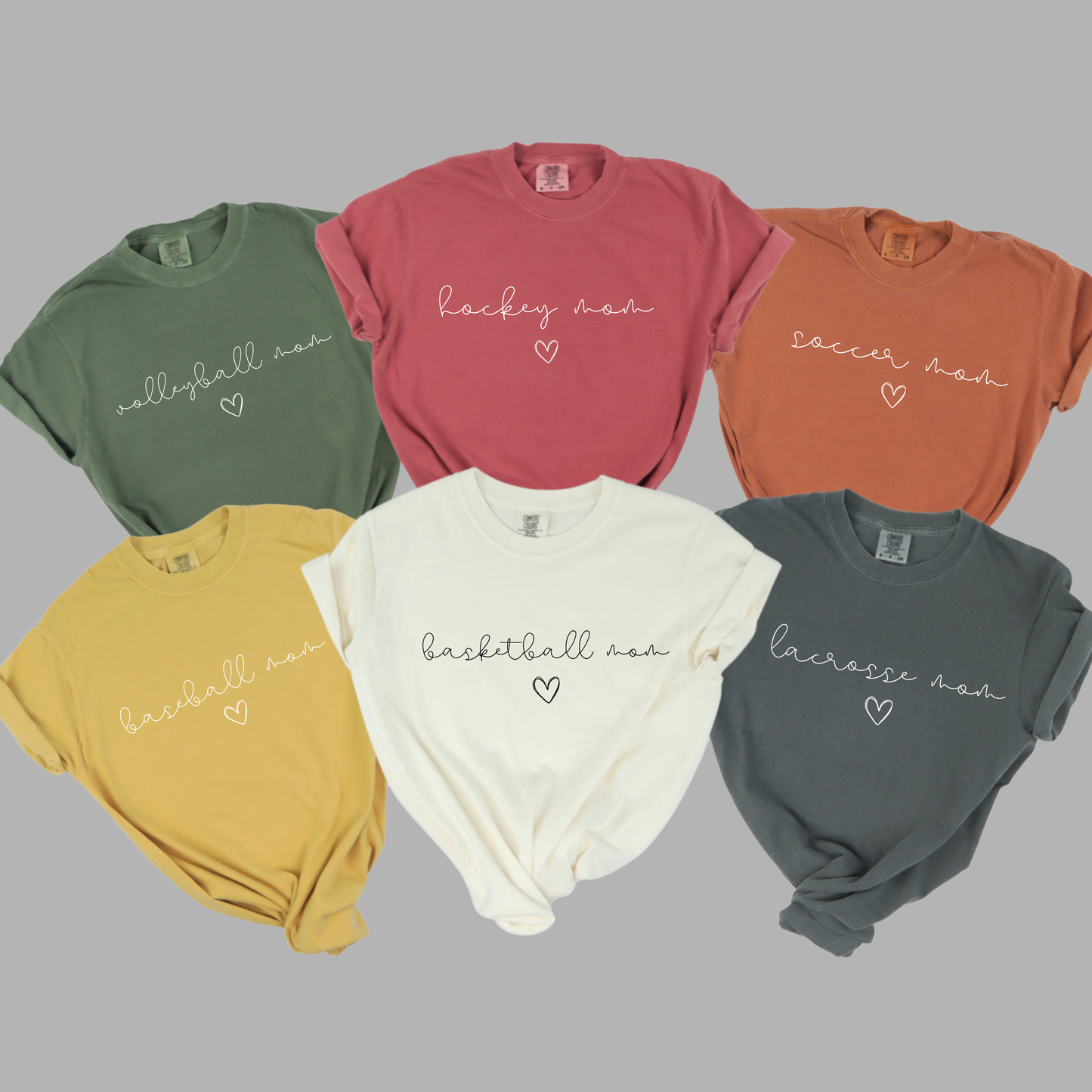 CURSIVE SPORTS MOM TSHIRT