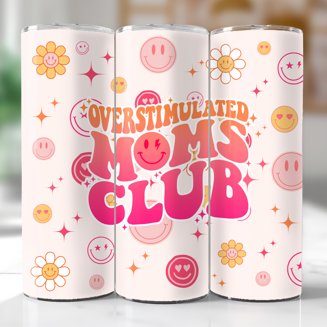 OVERSTIMULATED MOM CLUB SKINNYTUMBLER