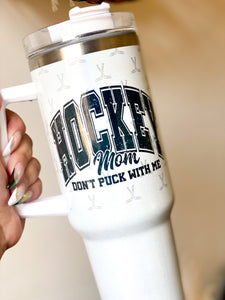 HOCKEY MOM SHIMMER 40OZ TUMBLER