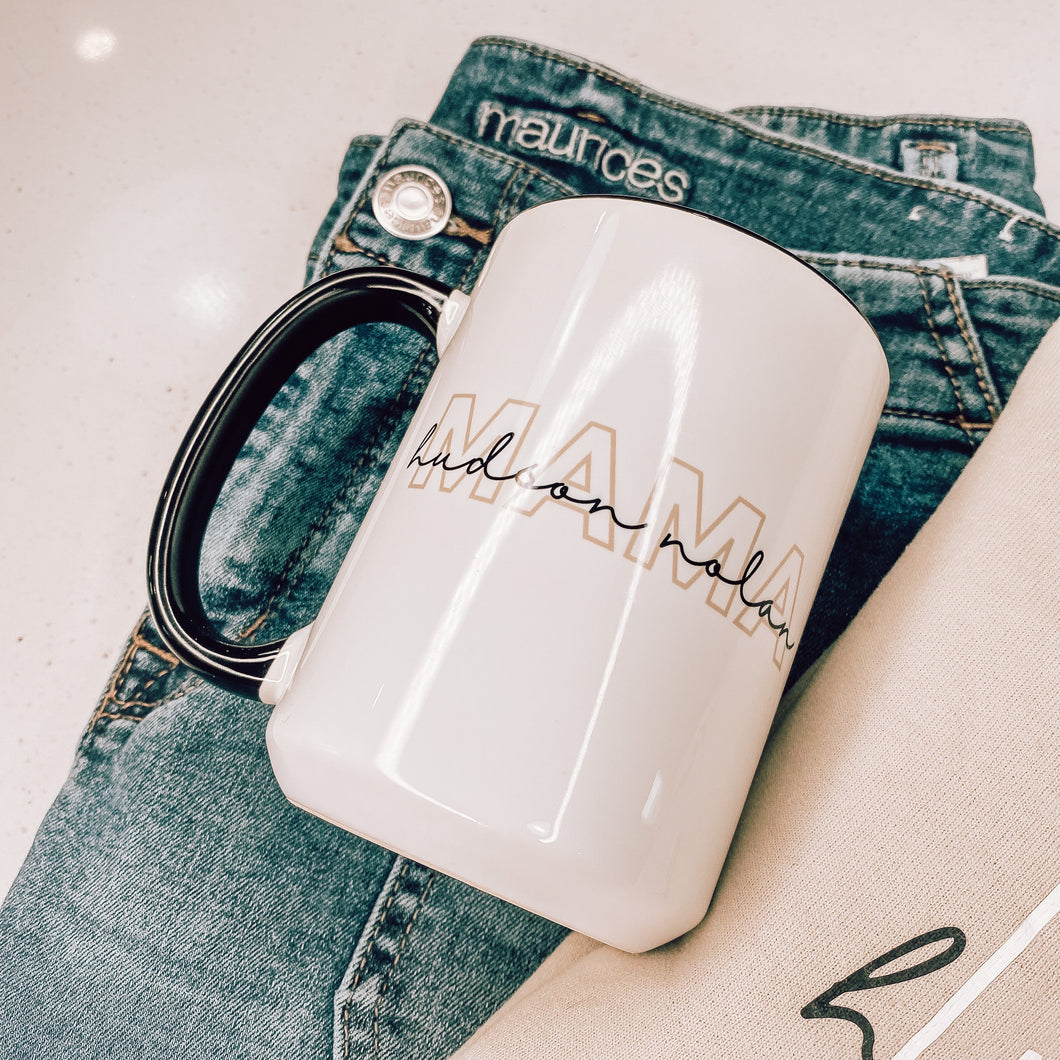 Basic Personalized Mama Mug