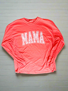 DISTRESSED MAMA LONG SLEEVE