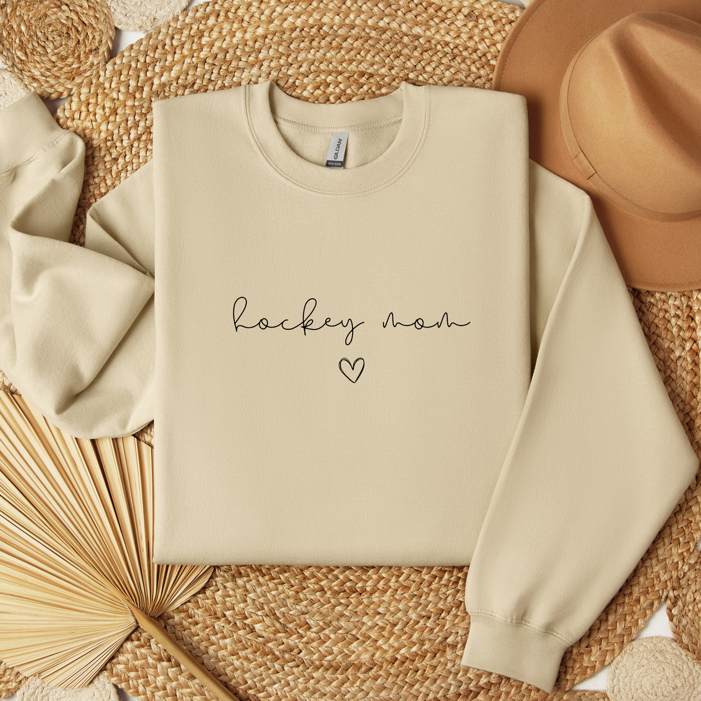 CURSIVE SPORTS MOM CREW