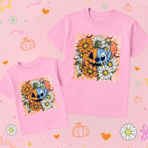 SPOOKY AND STITCH KIDS TEE