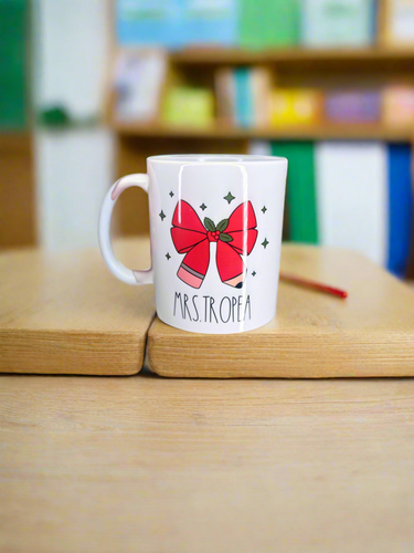 TEACHER CHRISTMAS  MUG