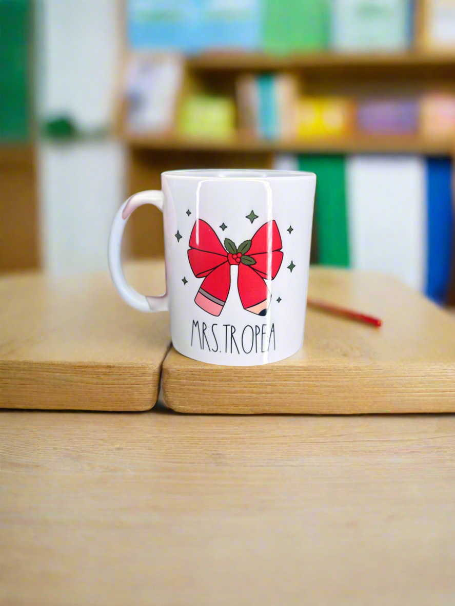 TEACHER CHRISTMAS  MUG