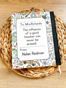 PERSONALIZED TEACHER NOTEBOOK