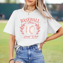 Load image into Gallery viewer, BASEBALL MOM SOCIAL CLUB TEE