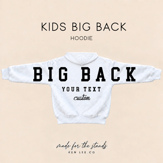 KIDS BIG BACK HOODIE