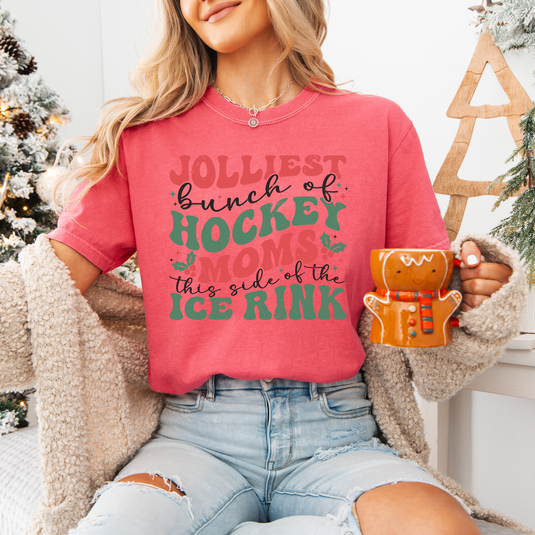 JOLLIEST BUNCH OF HOCKEY MOMS TEE