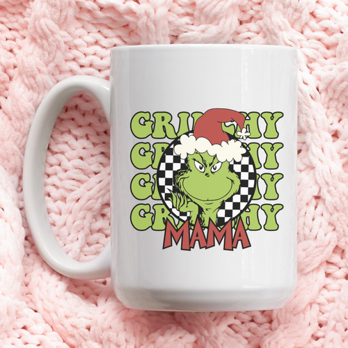 GREEN GRINCHY MAMA MUG