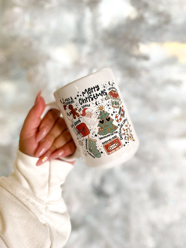 RETRO CHRISTMAS COLLAGE MUG