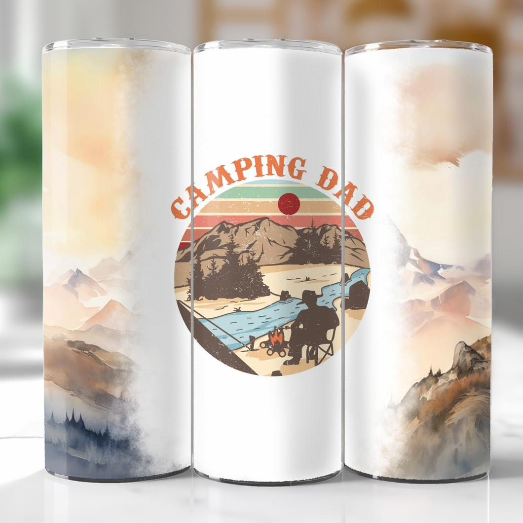 CAMPING DAD TUMBLER