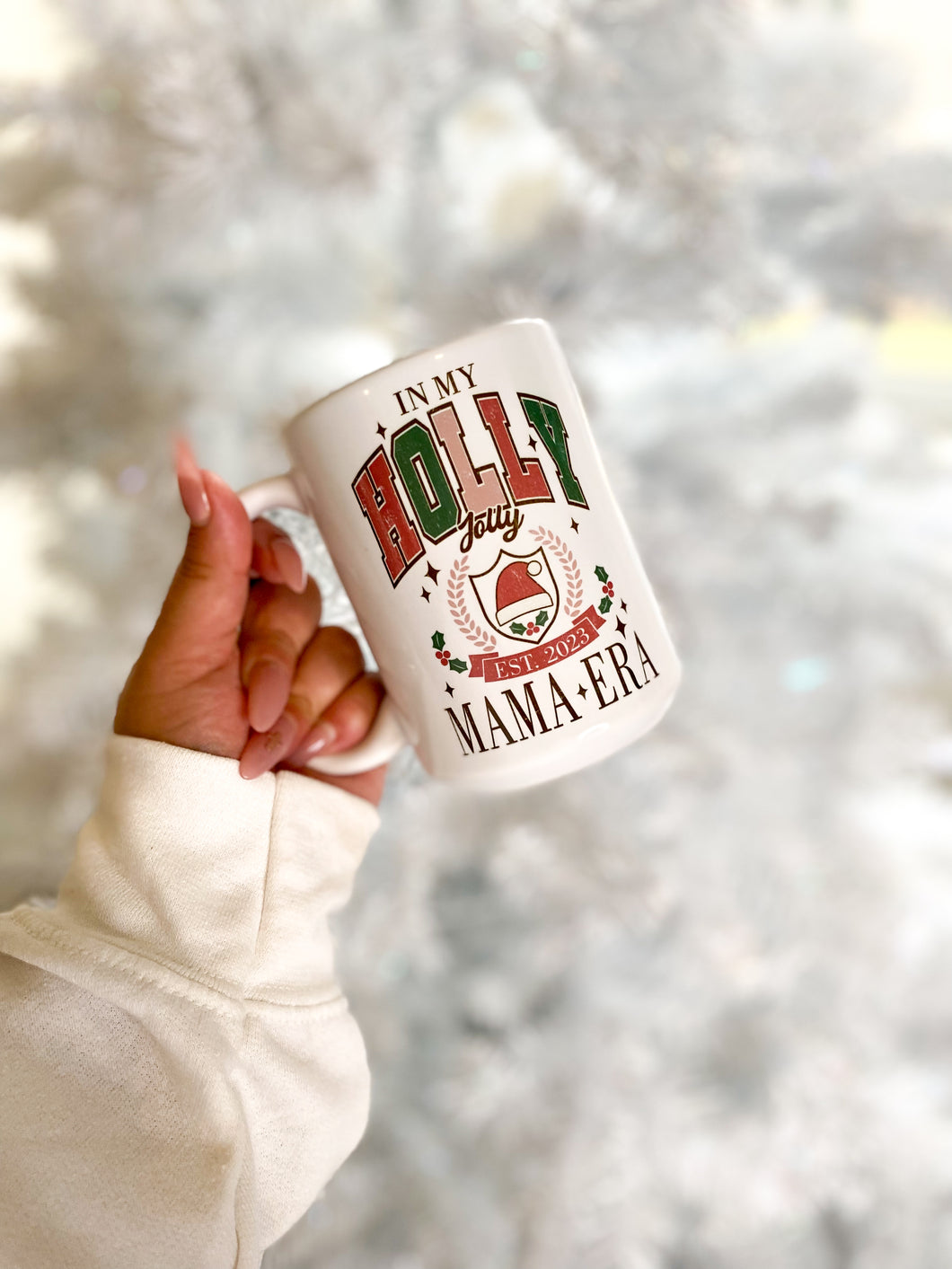 HOLLY JOLLY MAMA ERA MUG