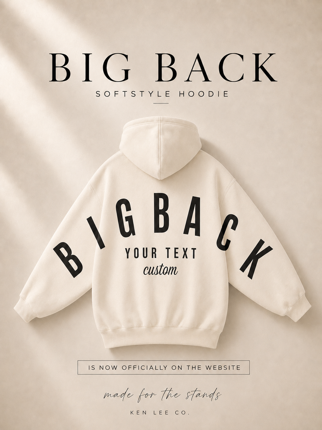 BIG BACK SOFTSTYLE HOODIE