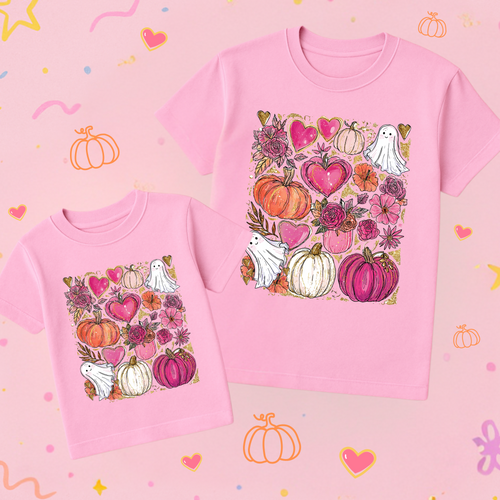 BOOS AND BLOOMS KIDS TEE