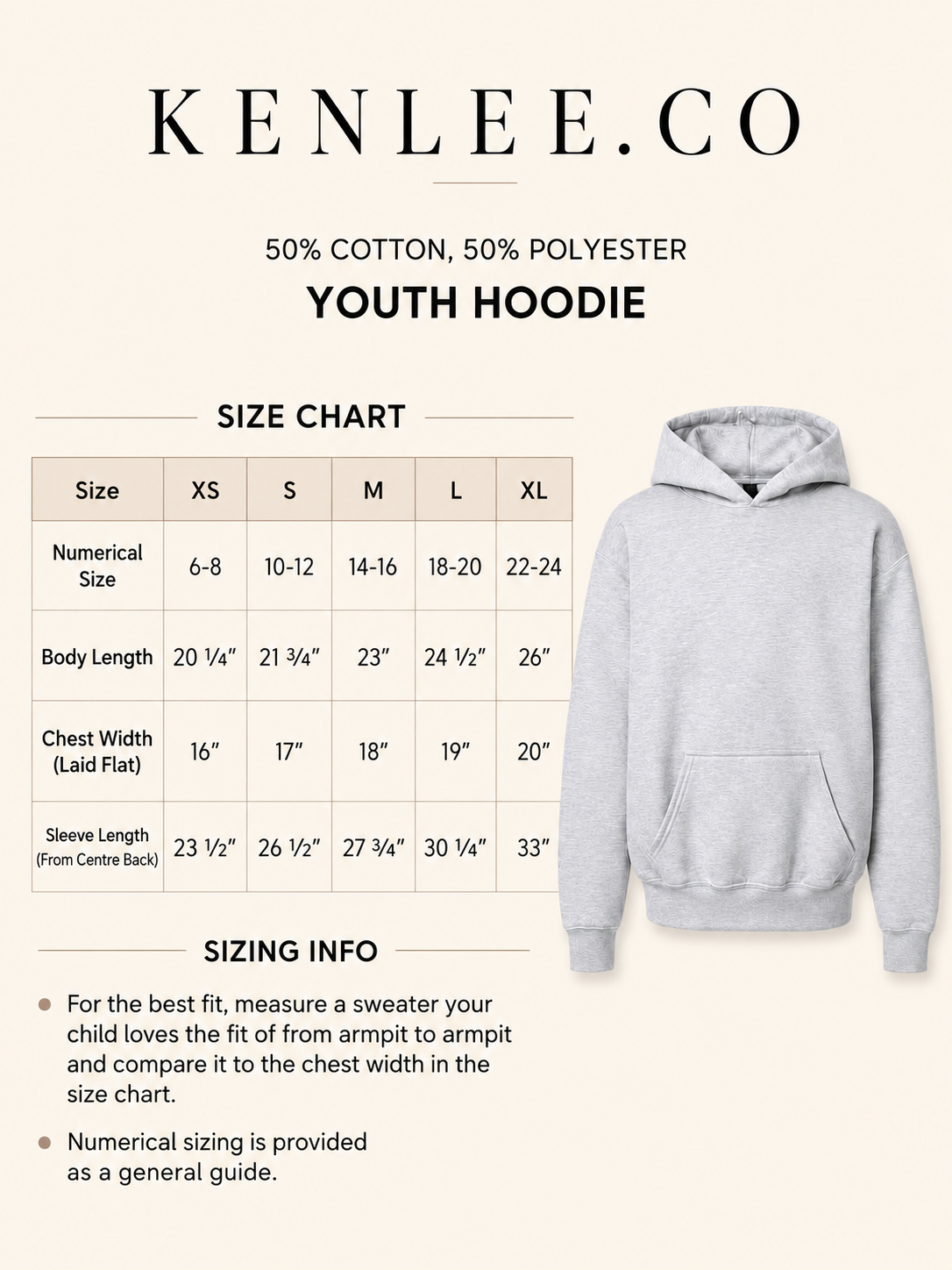 KIDS BIG BACK HOODIE