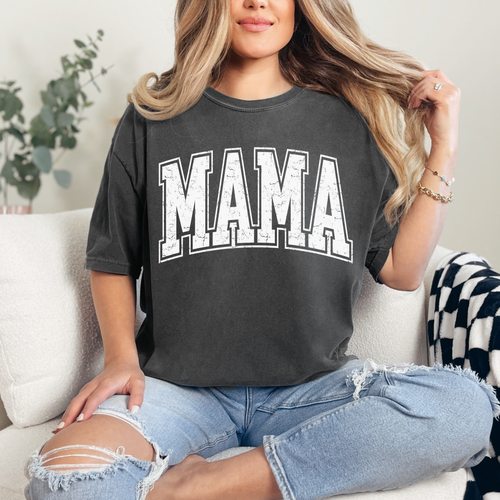 DISTRESSED MAMA TEE