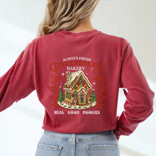 Load image into Gallery viewer, MRS.CLAUS GINGERBREAD BAKERY LONG SLEEVE