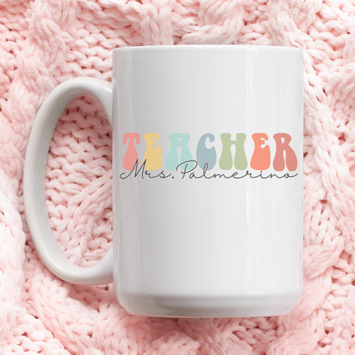 PERSONALIZED TEACHER MUG