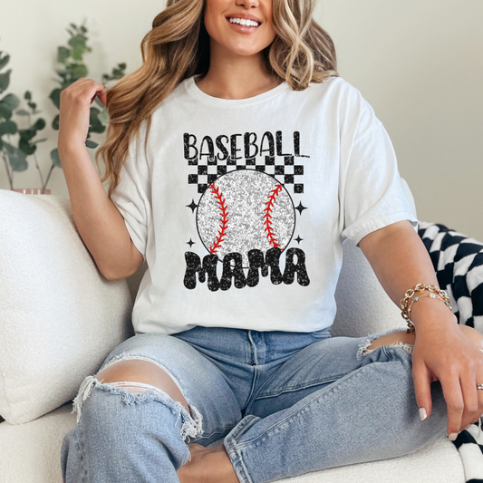 BASEBALL MAMA TEE