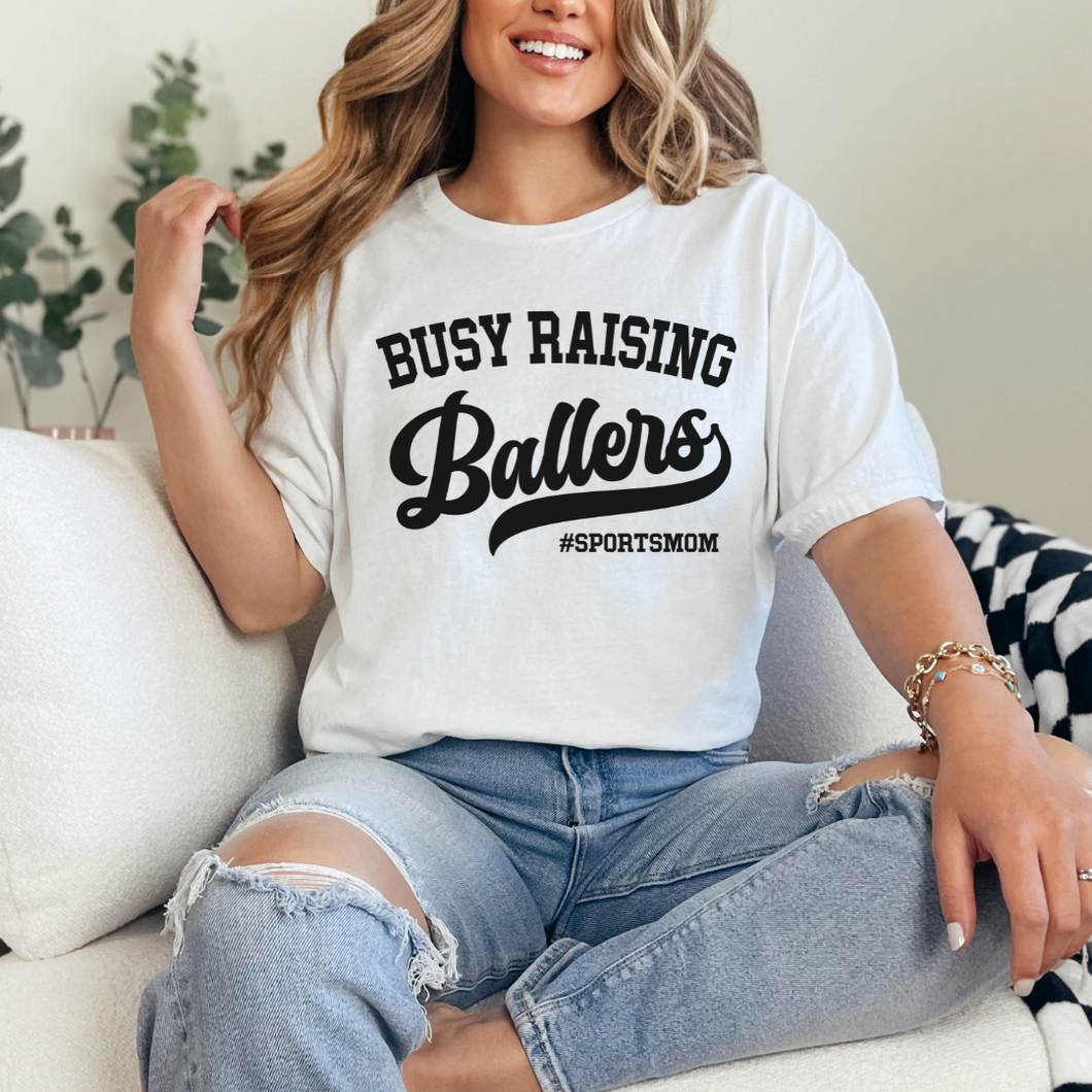 BUSY RAISING BALLERS TEE