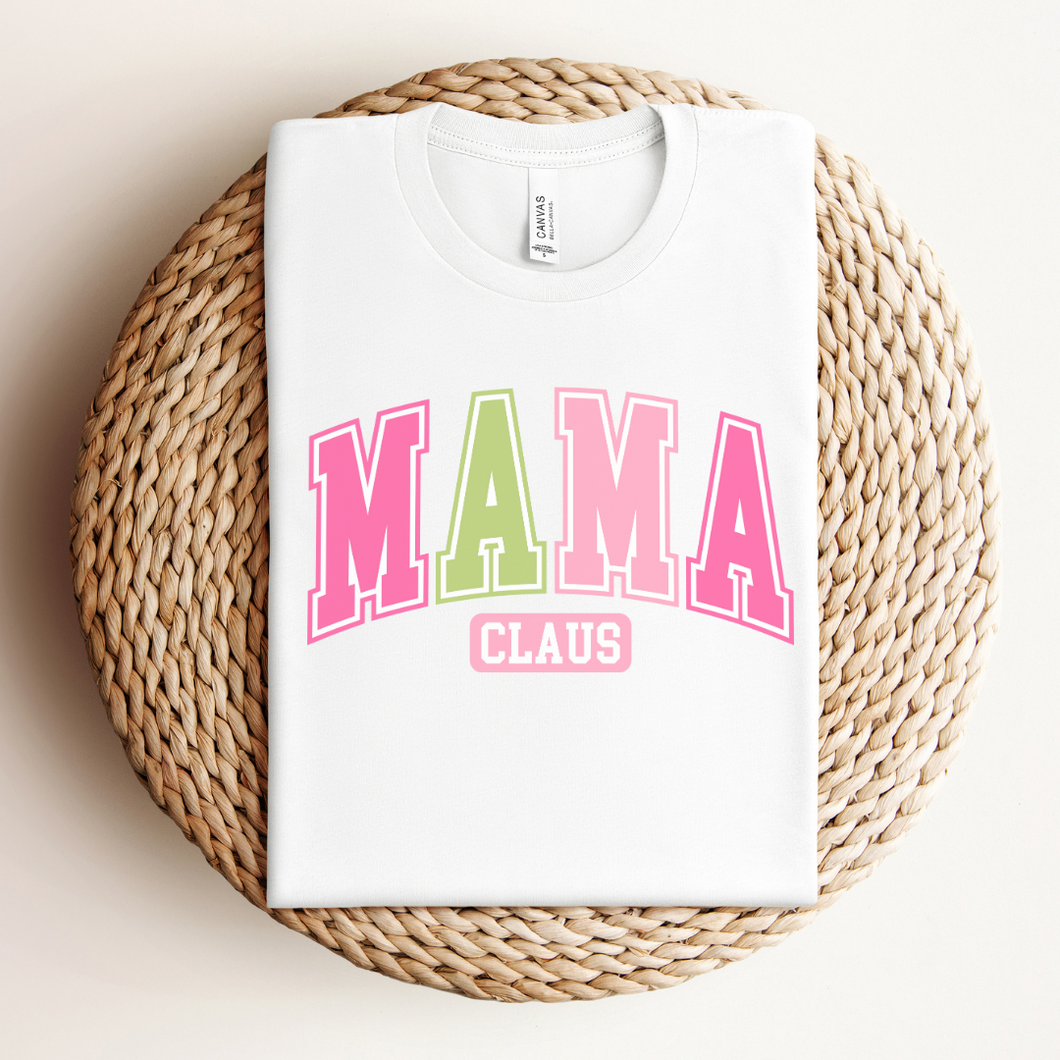 PINK MAMA CLAUS TEE