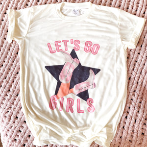 PINK LET'S GO GIRLS TEE