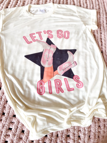 PINK LET'S GO GIRLS TEE