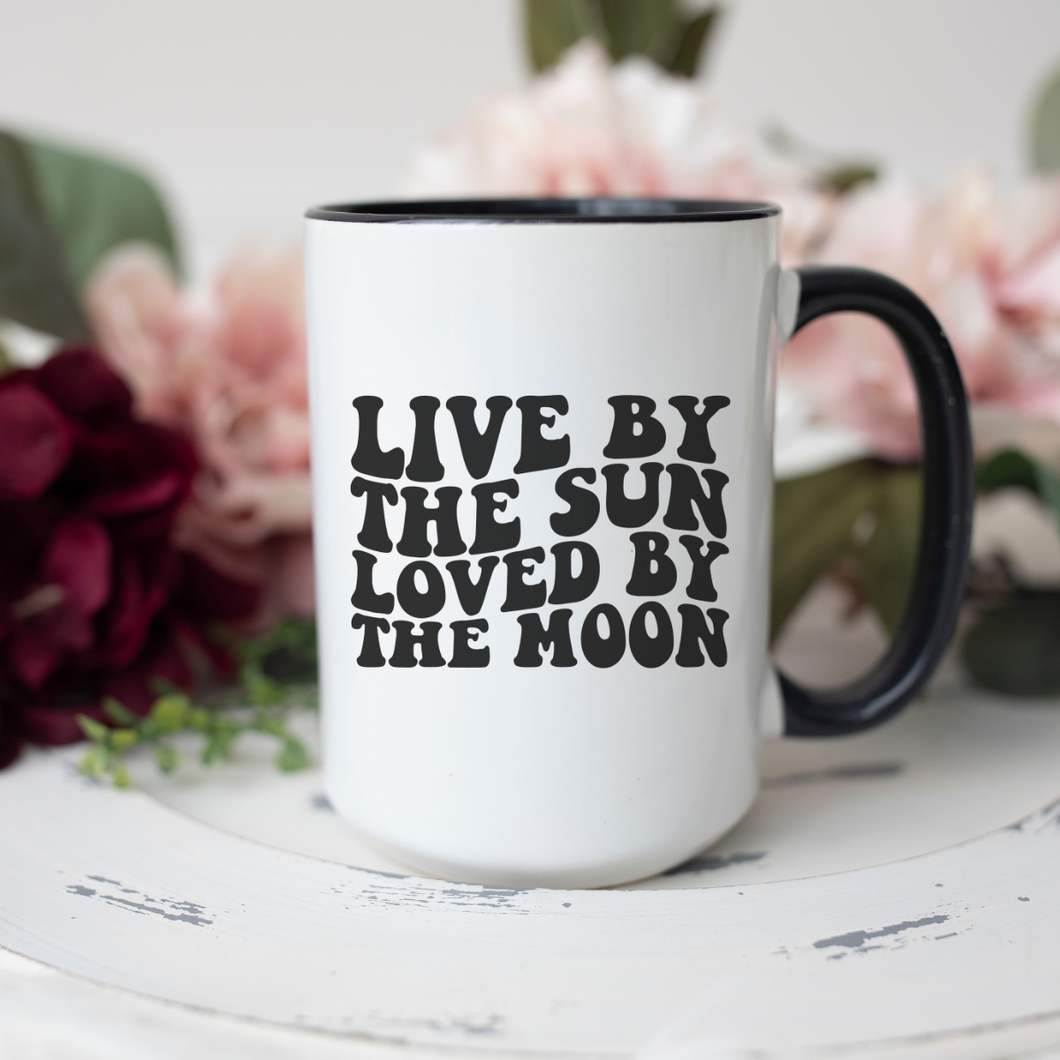 LIVE BY THE SUN LOVED BY THE MOON MUG