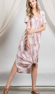 ROSE TIE DYE MAXI