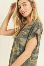 Load image into Gallery viewer, CAMO T-SHIRT DRESS