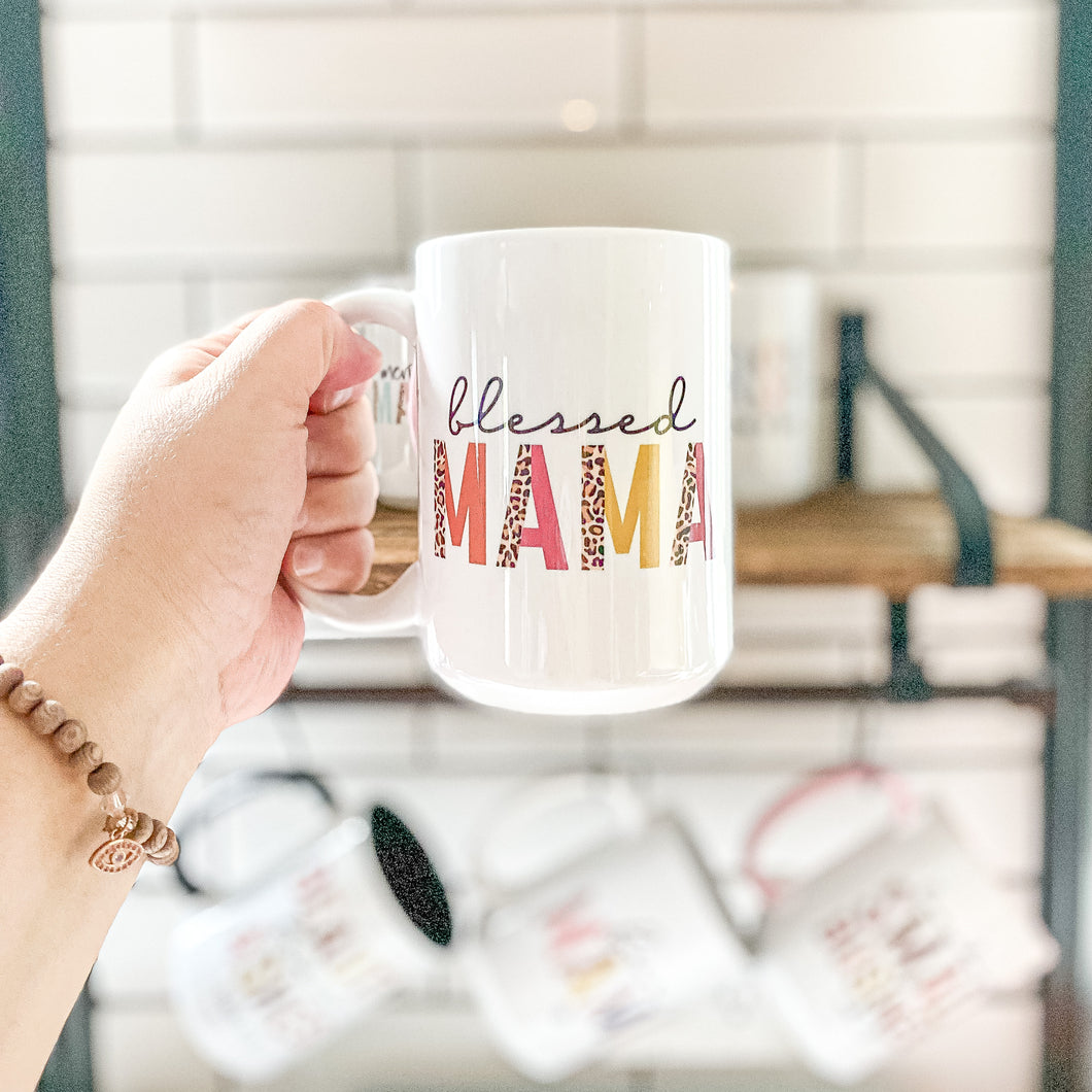 BLESSED MAMA MUG