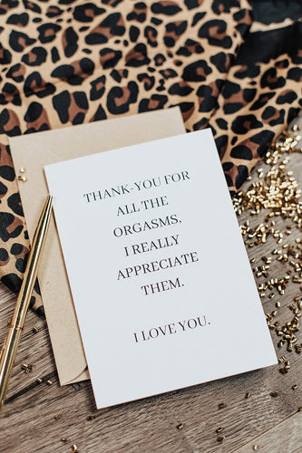THANK YOU ORGASM